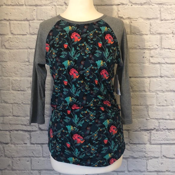 LuLaRoe Tops - LuLaRoe Randy 3/4 Sleeve Baseball Tee